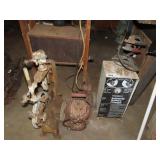 Three Piece Battery Charger Air Compressor Lot