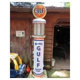 Reproduction Gulf Gas Pump - 90"T