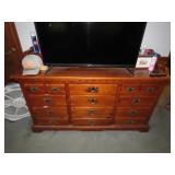 12 Drawer Pine Dresser - NO Contents