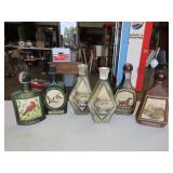 6 Jim Beam Decanters