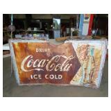 Coca Cola Metal Sign - 33"x57"