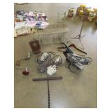 Lot of Tools & Metal Rack