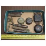 Vintage Smalls Lot - Ford Hub Caps, Bell & Casings