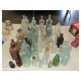 Lot of Old Medicine Bottles