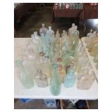 Lot of Old Medicine & Alcohol Bottles