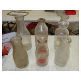 6 Milk Bottles