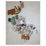 Table Lot of Porcelain Doll Parts