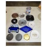 Lot of Cigarette Advertising Ashtrays