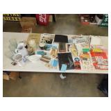 Lot of Paper Goods & Glassware