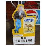 Hard Plastic Camel Cigarette Sign - Double Sided