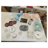 Lot of Ash Trays & Other Glassware