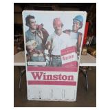 Winston Cigarette Double Sided Metal Sign - 36x60"