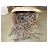 Box Full of Mill Spindles