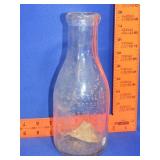 West End Dairy Quart Milk Bottle - Kannapolis NC