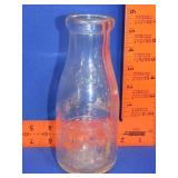 Ideal Farm Dairy Pint MIlk Bottle - Hamlet NC