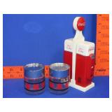 2 Sets Coca Cola Salt & Pepper Shakers