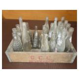 GCC Beverage Crate w/ Catawba Bottles & Others