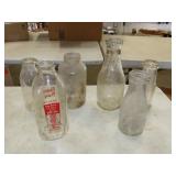 6 Milk Bottles