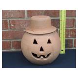 Terra Cota Jackolantern Hat Been Repaired