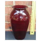 Ruby Red Vase