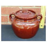 Stoneware Double Handled Jar