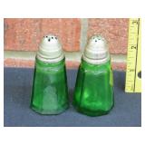 Opalescent Green Salt & Peppers