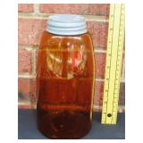 Amber 1858 Mason Jar