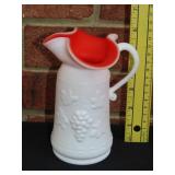 Kanawha Milk Glass Pitcher