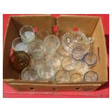 Box Lot of Glassware
