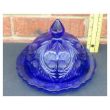 Cobalt Blue Butter Dish