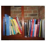 Shelf Lot of Antique Guide Books W/ Wood Box