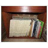 Shelf Lot of Antique Wildlife Books W/ Wood Box