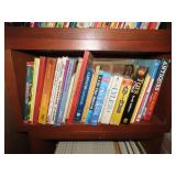 Shelf Lot of Antique Guide Books W/ Wood Box
