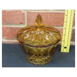 Anchor Hocking Amber Candy Dish