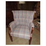 Upholstered Barrel Back Chair