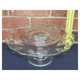 Glass Cake Stand 11 Inch