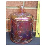 Canival Glass Candy Jar