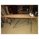 Old Ironing Board & Iron