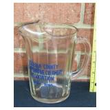Sibley Iowa Creamery Association Pitcher