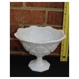 Milk Glass Compote