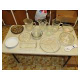 Table Lot of Kitchen Glassware