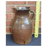 Stoneware Pitcher Has a Few Chips