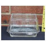 Hazel Atlas Criss Cross Butter Dish
