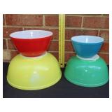 Pyrex Primary Color Nesting Bowl Set