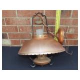 Copper Finish Hanging Lamp