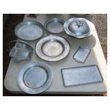 Lot of Hammered Aluminum