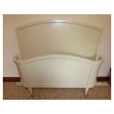 Metal Full Size Bed w/ Wrap Around Footboard