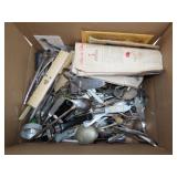 Box Lot of Kitchen Utensils