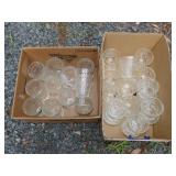2 Boxes of Hazel Atlas Peanut Butter Glasses