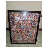 Framed Telvision History Puzzle